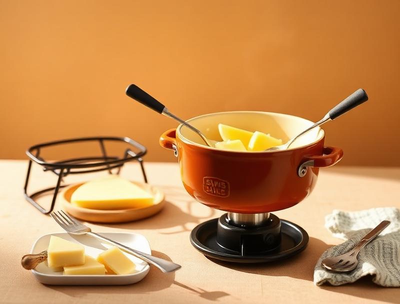 Service à fondue suisse complet