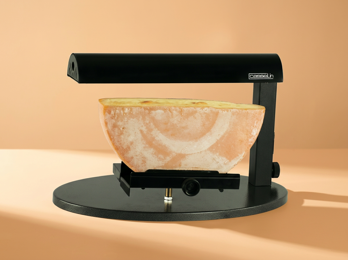Appareil à raclette demi-meule